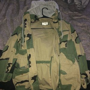 hooded camp jacket